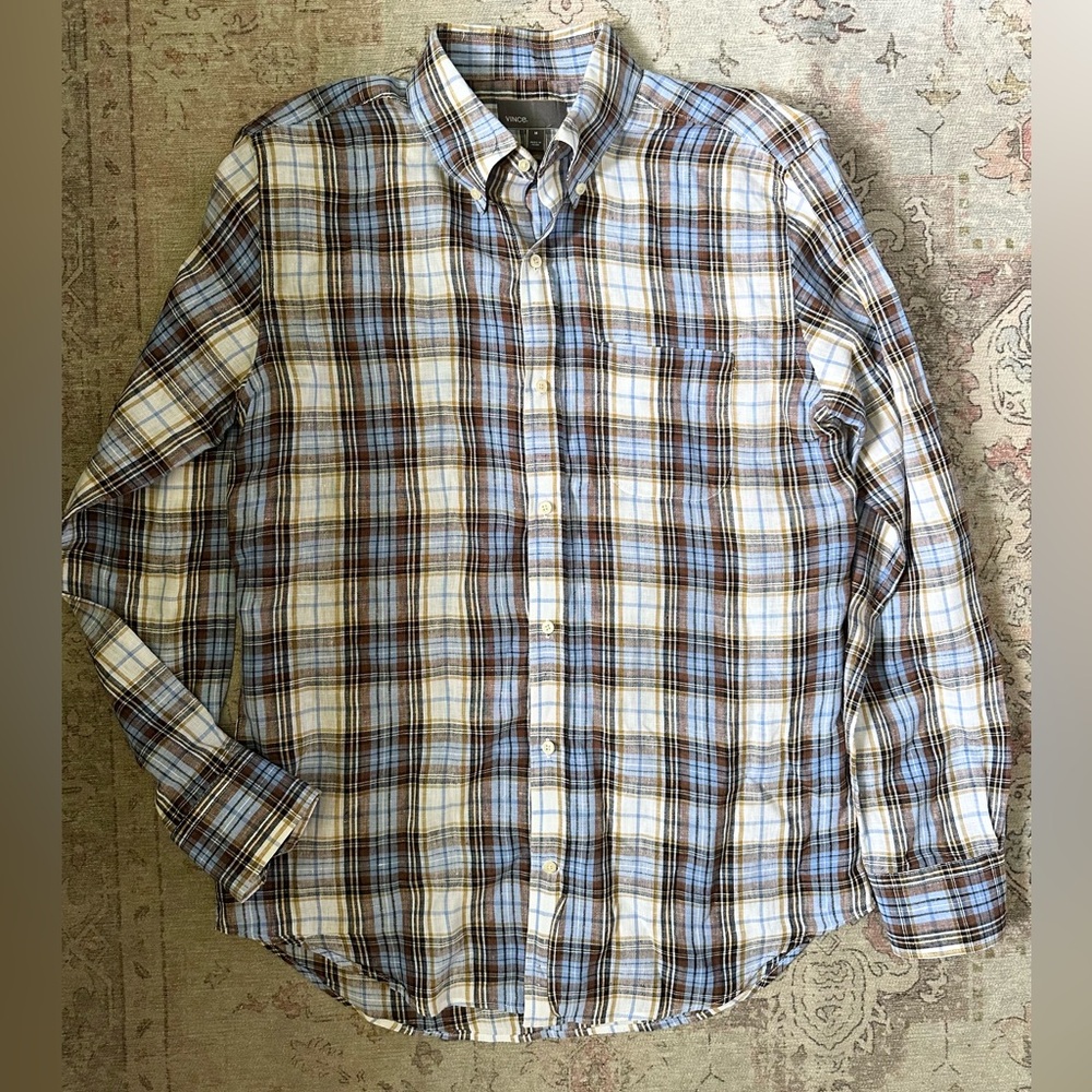 Vince. Men’s Linen Button Down